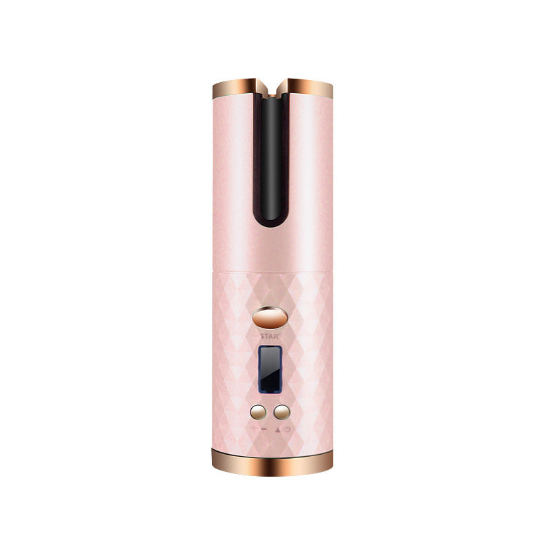 Rechargeable Automatic Hair Curler – Portable LCD Ceramic Curling Iron - Avail Market