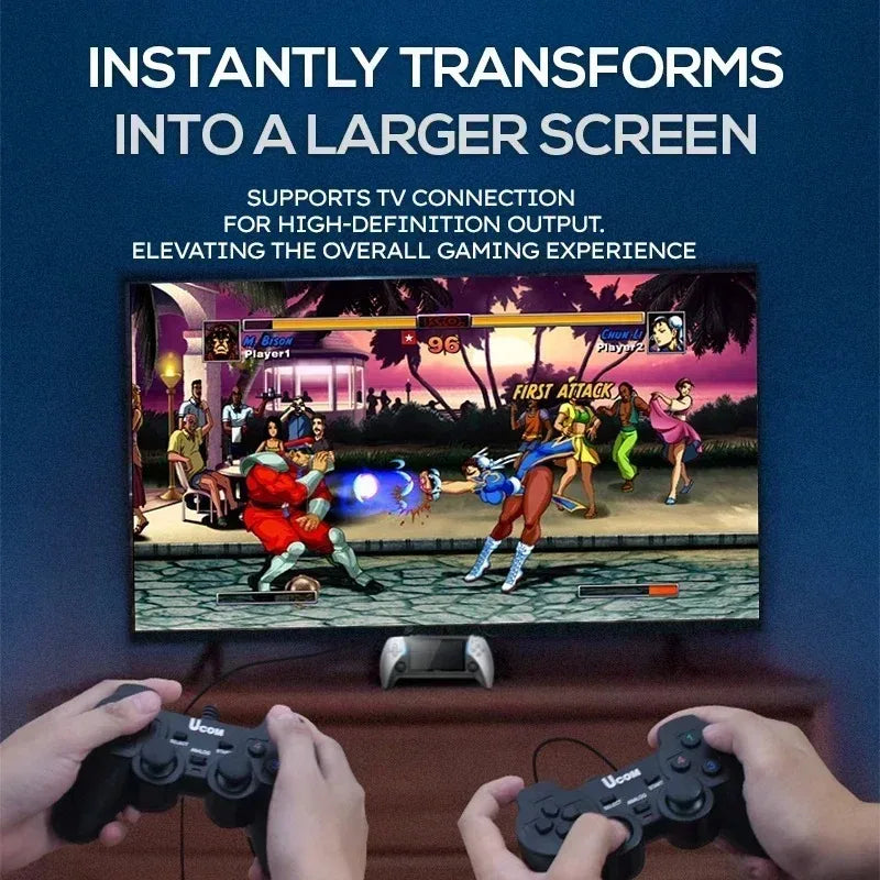 Project X Portable Pocket Video Game Console 4.3โ IPS Screen Support PS1 Retro Gaming Dual Speaker Stereo