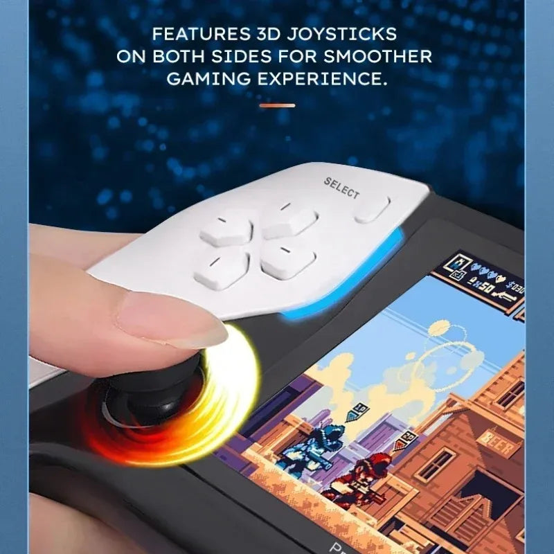 Project X Portable Pocket Video Game Console 4.3โ IPS Screen Support PS1 Retro Gaming Dual Speaker Stereo