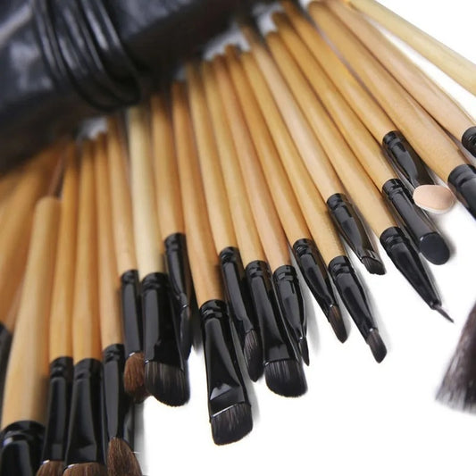 24-Piece Makeup Brush Set – Professional Brushes for Eyes, Face & Foundation - Avail Market