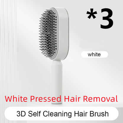 Self-Cleaning Hair Brush – Anti-Static Scalp Massage Comb for Women - Avail Market