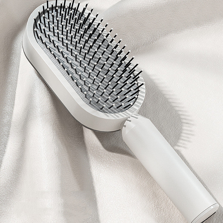 Self-Cleaning Hair Brush – Anti-Static Scalp Massage Comb for Women - Avail Market