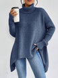 Women’s Winter Turtleneck Sweater – Loose Knit Pullover - Avail Market