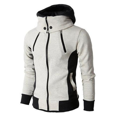 Men’s Zip-Up Hooded Jacket – Casual Slim Two-Piece Sports Sweatshirt - Avail Market