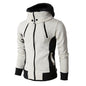 Men’s Zip-Up Hooded Jacket – Casual Slim Two-Piece Sports Sweatshirt - Avail Market