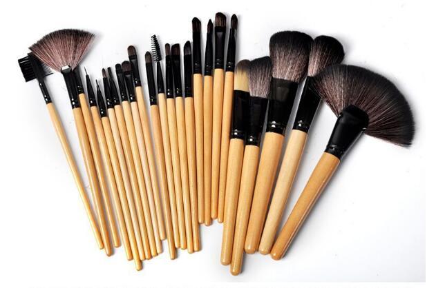 24-Piece Makeup Brush Set – Professional Brushes for Eyes, Face & Foundation - Avail Market