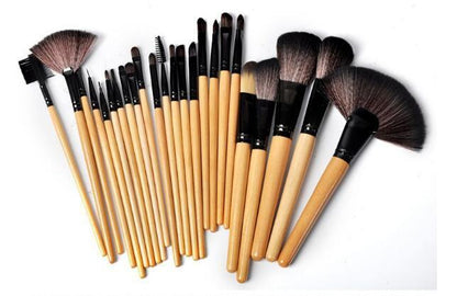 24-Piece Makeup Brush Set – Professional Brushes for Eyes, Face & Foundation - Avail Market