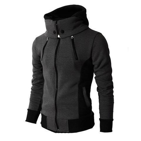 Men’s Zip-Up Hooded Jacket – Casual Slim Two-Piece Sports Sweatshirt - Avail Market