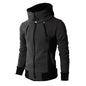 Men’s Zip-Up Hooded Jacket – Casual Slim Two-Piece Sports Sweatshirt - Avail Market