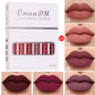 6 Boxes Of Matte Non-stick Cup Waterproof Lipstick Long Lasting Lip Gloss - Avail Market