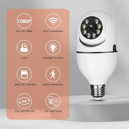 IR E27 1080P WiFi Light Bulb Camera – Smart Home Security - Avail Market