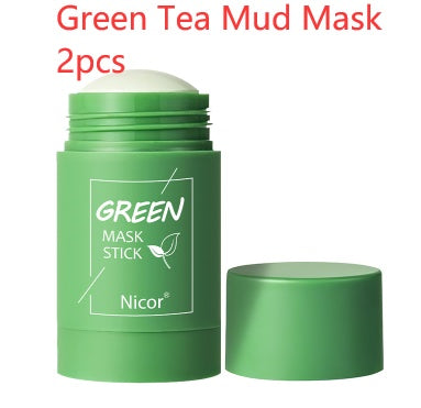 Green Tea Clay Mask Stick – Oil Control, Anti-Acne & Whitening Skincare - Avail Market