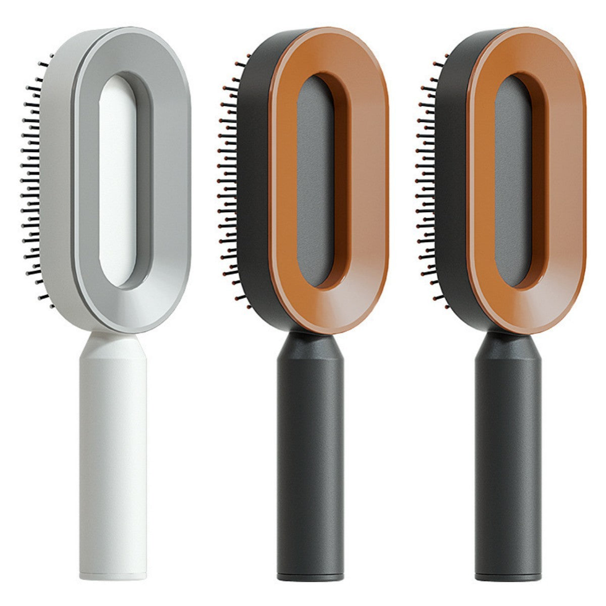 Self-Cleaning Hair Brush – Anti-Static Scalp Massage Comb for Women - Avail Market
