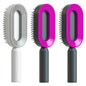 Self-Cleaning Hair Brush – Anti-Static Scalp Massage Comb for Women - Avail Market