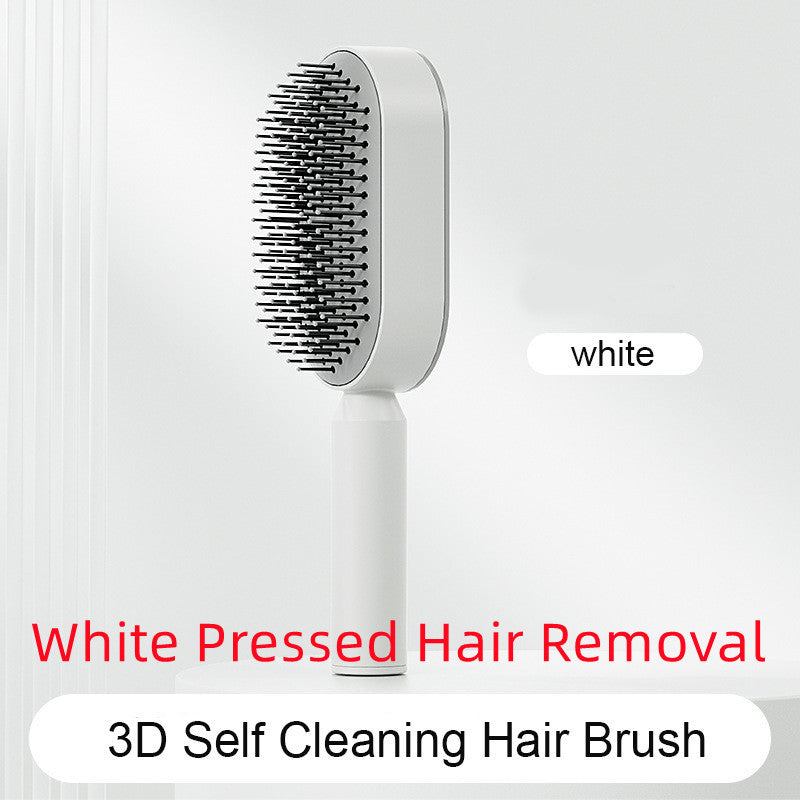 Self-Cleaning Hair Brush – Anti-Static Scalp Massage Comb for Women - Avail Market