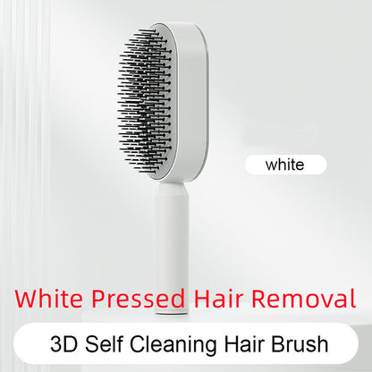 Self-Cleaning Hair Brush – Anti-Static Scalp Massage Comb for Women - Avail Market