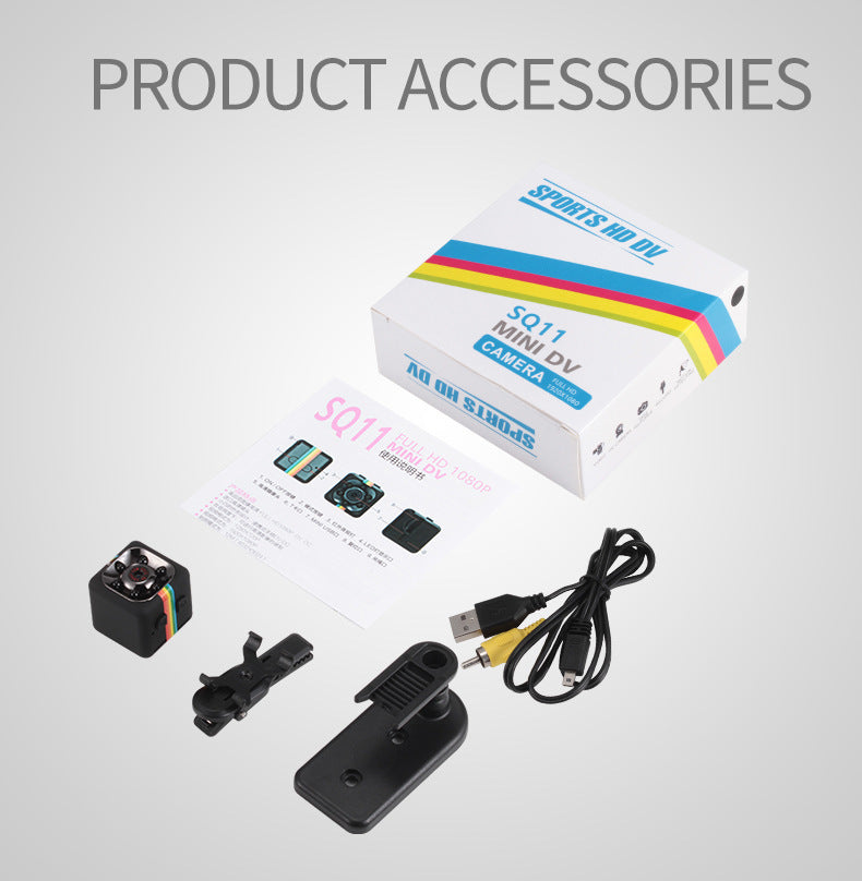 SQ11 Mini HD 1080P Camera – Motion Detection & Night Vision - Avail Market