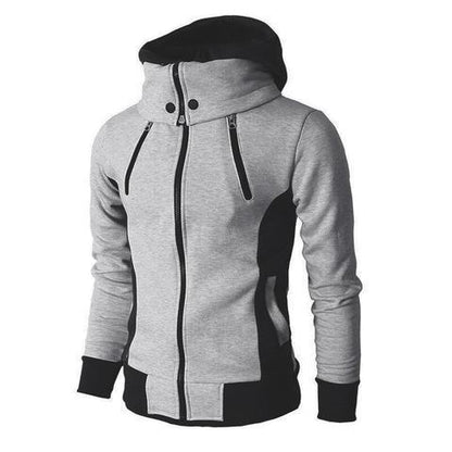 Men’s Zip-Up Hooded Jacket – Casual Slim Two-Piece Sports Sweatshirt - Avail Market