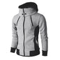Men’s Zip-Up Hooded Jacket – Casual Slim Two-Piece Sports Sweatshirt - Avail Market