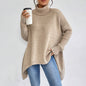 Women’s Winter Turtleneck Sweater – Loose Knit Pullover - Avail Market