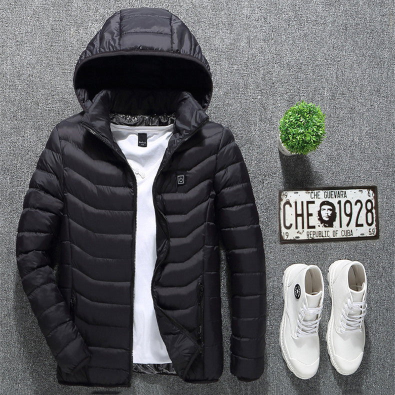 Men’s USB Heated Jacket – Warm Winter Electric Coat & Thermal Vest - Avail Market