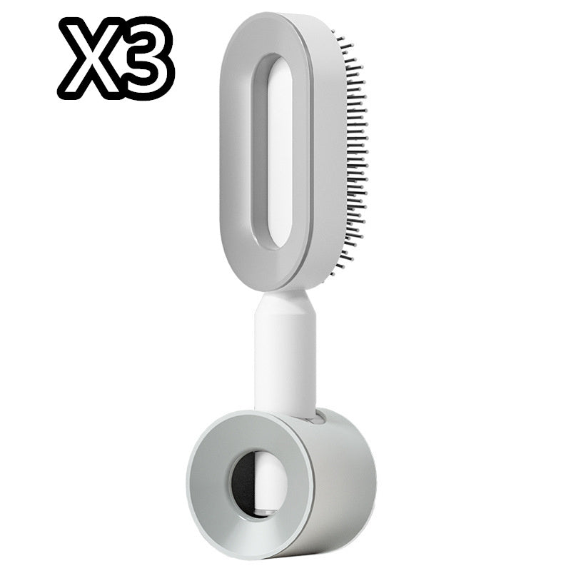 Self-Cleaning Hair Brush – Anti-Static Scalp Massage Comb for Women - Avail Market