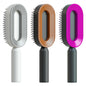 Self-Cleaning Hair Brush – Anti-Static Scalp Massage Comb for Women - Avail Market