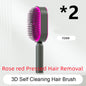 Self-Cleaning Hair Brush – Anti-Static Scalp Massage Comb for Women - Avail Market