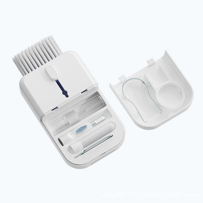 Portable 11-in-1 Cleaning Kit – Keyboard, Screen & Earphone Cleaner with Storage Box