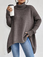 Women’s Winter Turtleneck Sweater – Loose Knit Pullover - Avail Market
