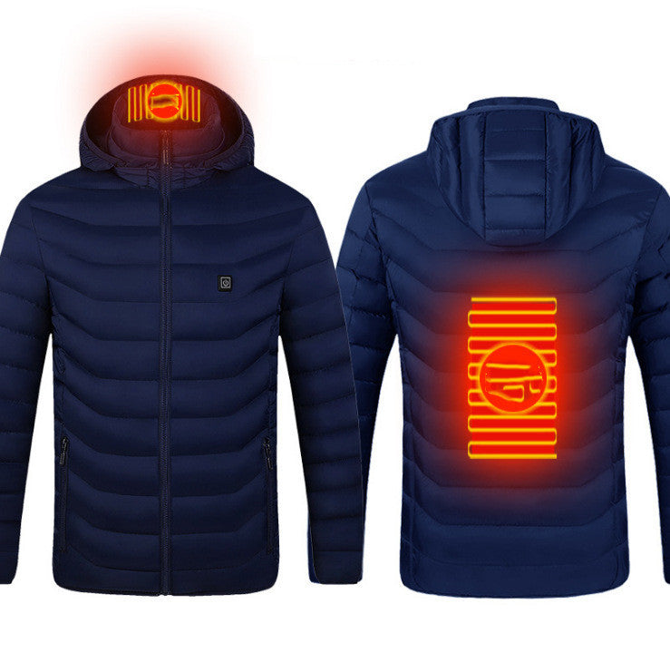 Men’s USB Heated Jacket – Warm Winter Electric Coat & Thermal Vest - Avail Market
