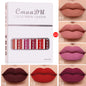 6 Boxes Of Matte Non-stick Cup Waterproof Lipstick Long Lasting Lip Gloss - Avail Market