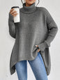 Women’s Winter Turtleneck Sweater – Loose Knit Pullover - Avail Market