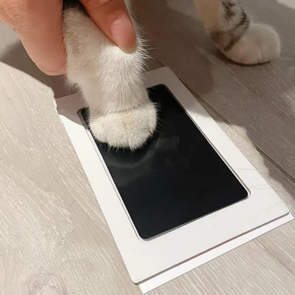 Baby Handprint Footprints Ink Pads for Pet Safe Non-toxic No-Touch Skin Inkless Inkpad Kits Cat Dog Paw Prints Souvenirs Gifts
