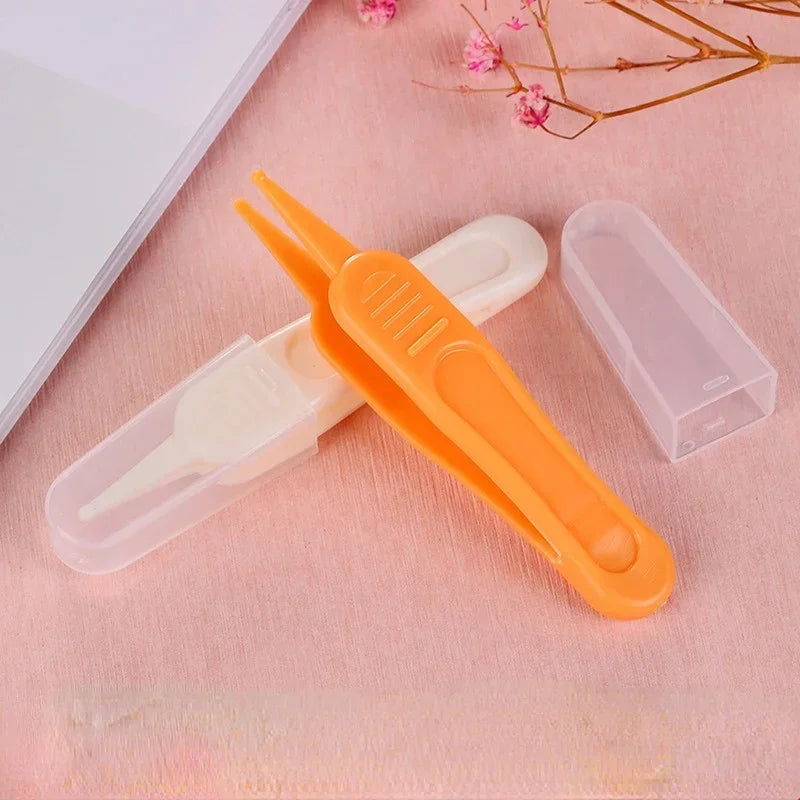 Clearance_Baby Dig Booger Clip Infants Ear Nose Navel Clean Tools Kids Safety Tweezers Cleaning Forceps Toddler Nasal Cavity Car
