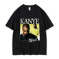 Funny Kanye West Meme T-Shirt Men's Vintage Hip Hop Rap Style Tshirt Men Women Short Sleeve T Shirt Streetwear