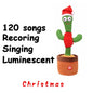 1pc Electronic Plush Toy Home Decoration for Children Xmas Gifts Dancing Talking Cactus Toys for Baby Boys and Girls