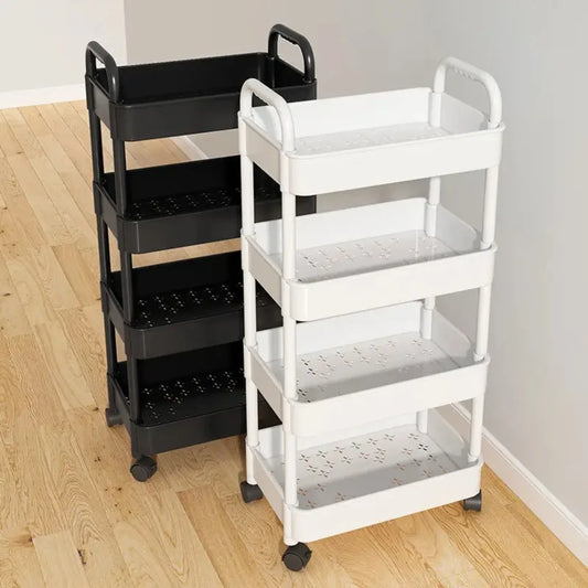 Multi-Layer Mobile Storage Rack – Kitchen, Bedroom, Bathroom, Snacks & Baby Essentials