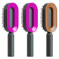 Self-Cleaning Hair Brush – Anti-Static Scalp Massage Comb for Women - Avail Market