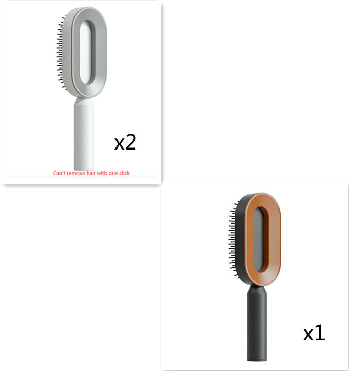 Self-Cleaning Hair Brush – Anti-Static Scalp Massage Comb for Women - Avail Market