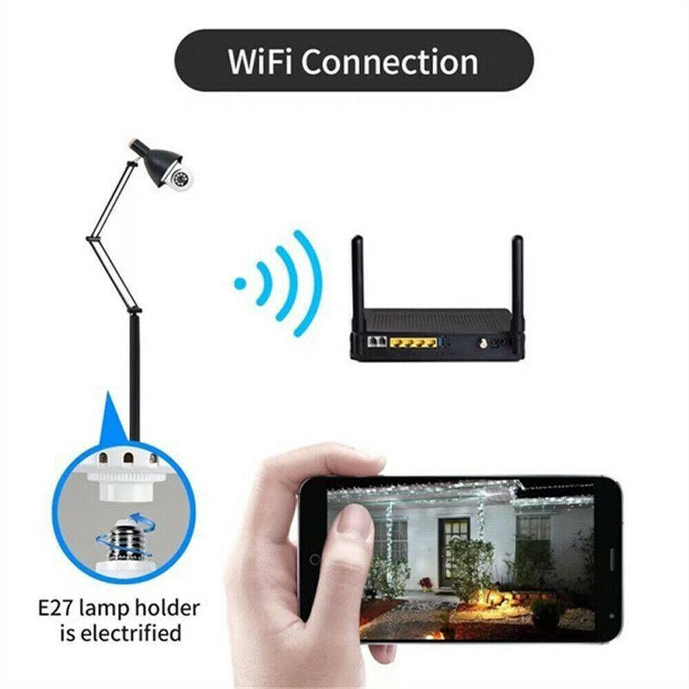 IR E27 1080P WiFi Light Bulb Camera – Smart Home Security - Avail Market