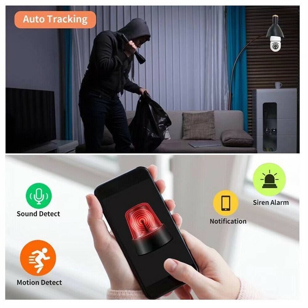 IR E27 1080P WiFi Light Bulb Camera – Smart Home Security - Avail Market