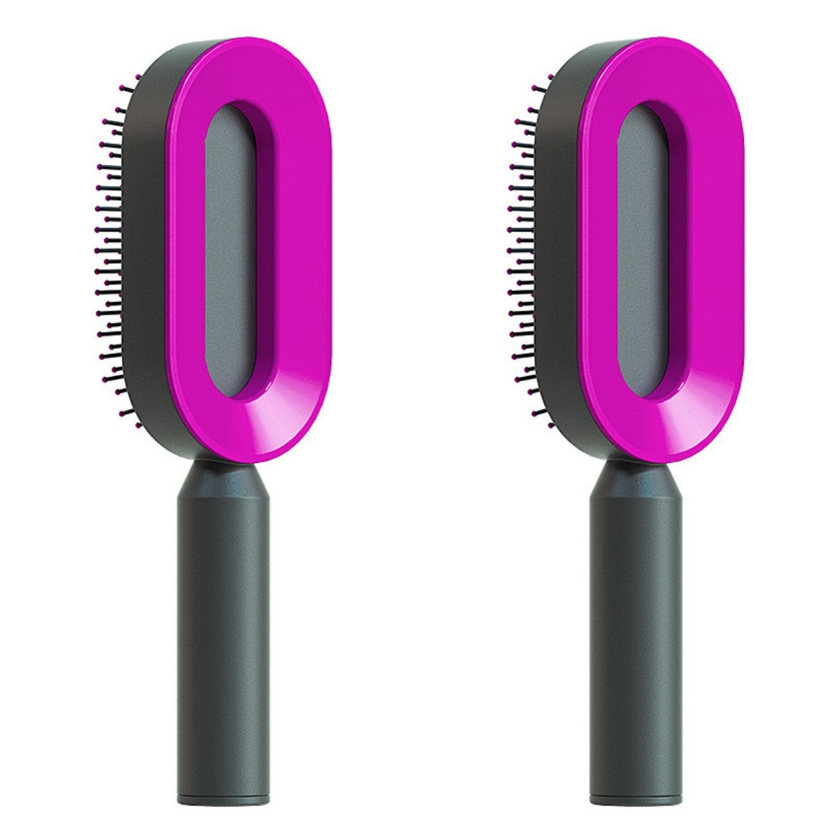 Self-Cleaning Hair Brush – Anti-Static Scalp Massage Comb for Women - Avail Market