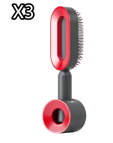 Self-Cleaning Hair Brush – Anti-Static Scalp Massage Comb for Women - Avail Market