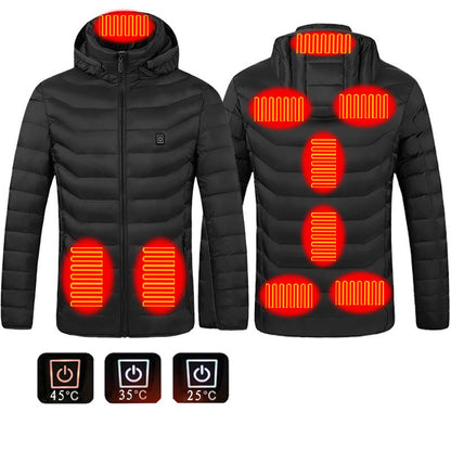 Men’s USB Heated Jacket – Warm Winter Electric Coat & Thermal Vest - Avail Market