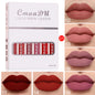6 Boxes Of Matte Non-stick Cup Waterproof Lipstick Long Lasting Lip Gloss - Avail Market