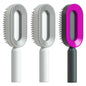 Self-Cleaning Hair Brush – Anti-Static Scalp Massage Comb for Women - Avail Market