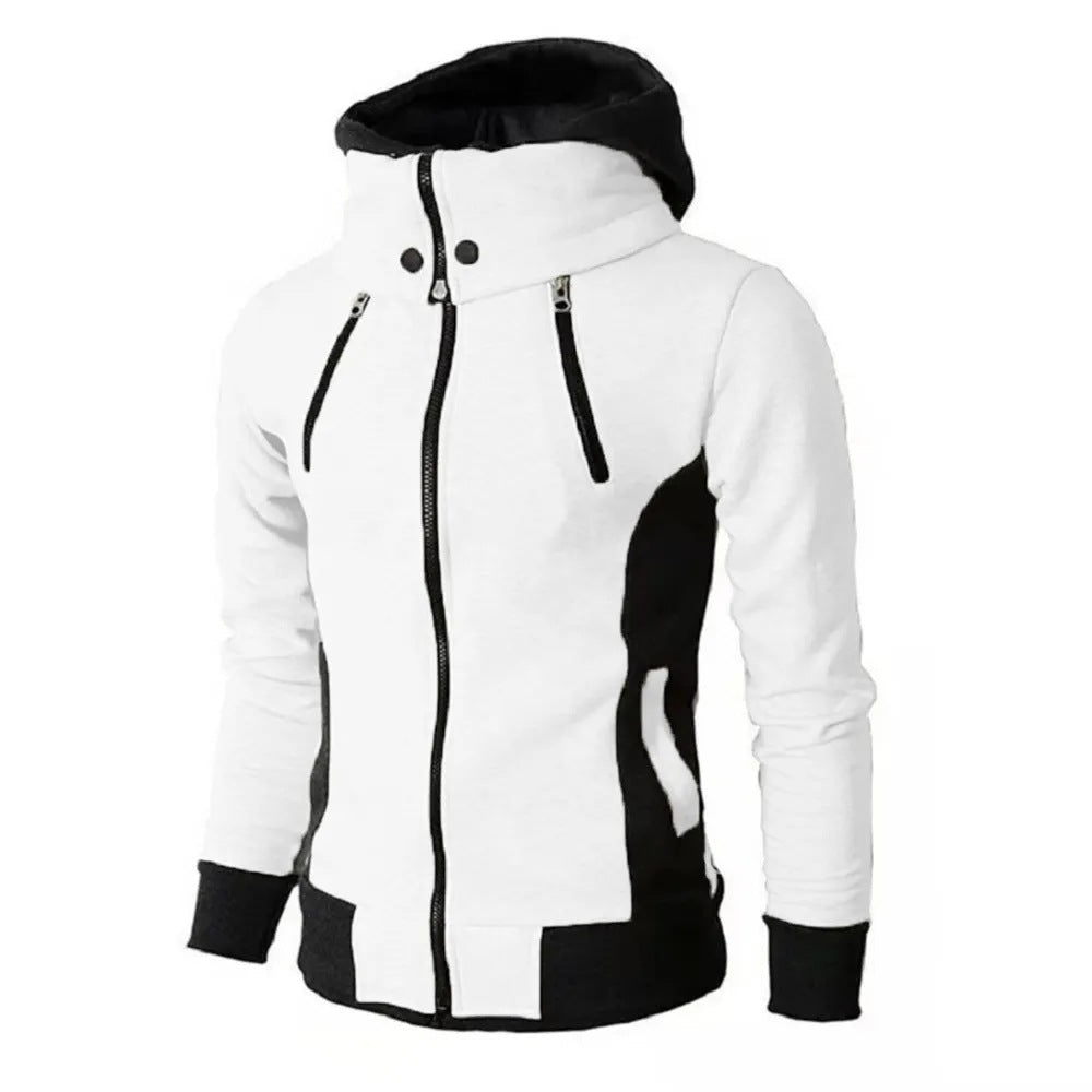 Men’s Zip-Up Hooded Jacket – Casual Slim Two-Piece Sports Sweatshirt - Avail Market
