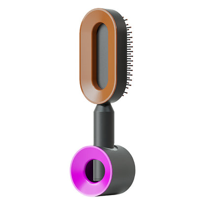 Self-Cleaning Hair Brush – Anti-Static Scalp Massage Comb for Women - Avail Market