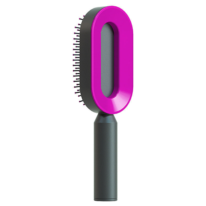 Self-Cleaning Hair Brush – Anti-Static Scalp Massage Comb for Women - Avail Market